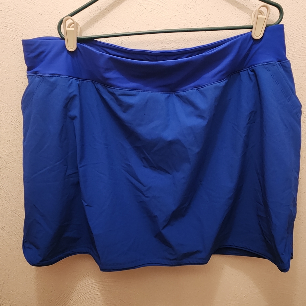 Lands' End Royal Blue Swim Skirt